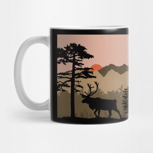 Caribou Sunset Mug